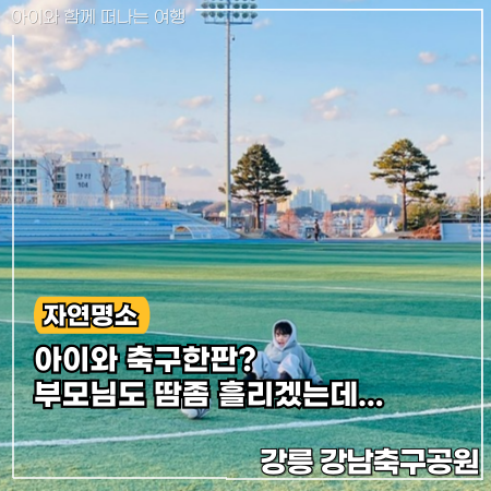  강남축구공원 강릉 아이와 함께 가볼만한 운동 장소