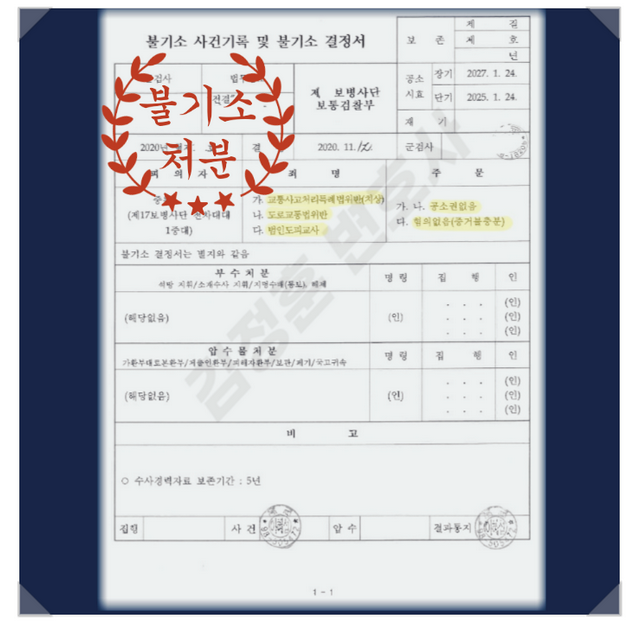  분당교통사고변호사 음주운전+운전자바꿔치기 대인사고 불기소 성공사례