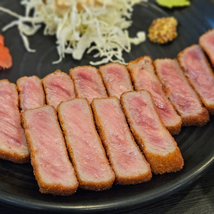  해운대 장산역 규카츠 맛집 백식당 본점