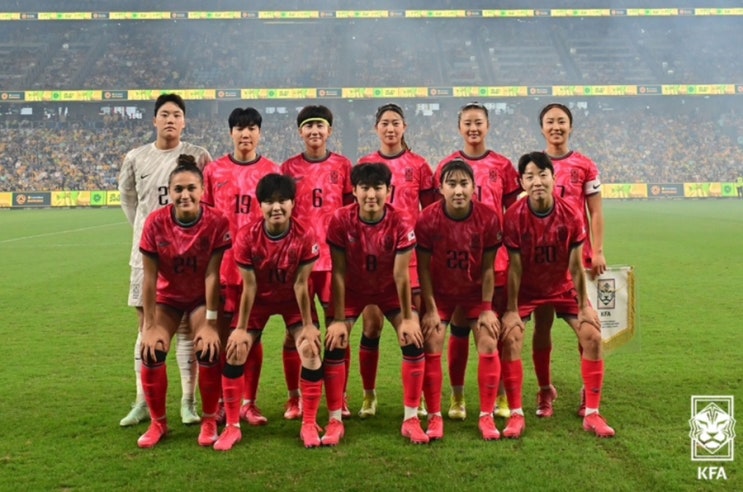 <b>여자축구</b> 대표팀 <b>호주 원정</b> 친선경기 1차전 결과 0 : 1 패배