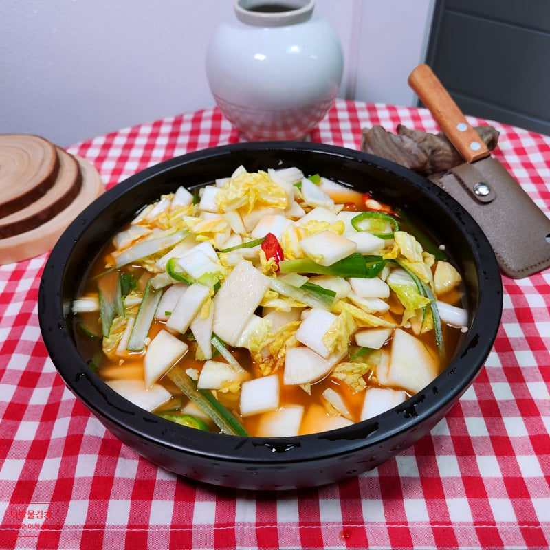배추무우물김치담그는법 나박김치 맛있게 담그기 레시피