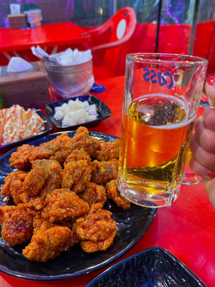  오산치킨맛집, 포장마차 감성 충만치킨!