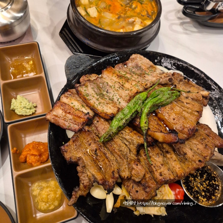  양산 평산동 맛집 구워서 나오는 갈빗집 고품 평산점