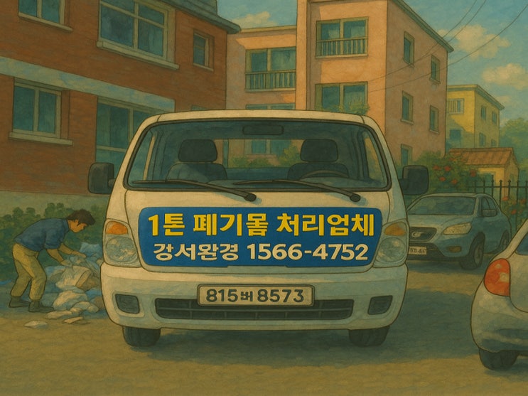  인천 1톤폐기물처리업체 옥상철거 유품정리 비용