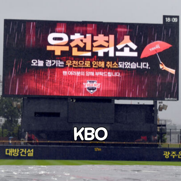 <b>프로야구</b> 비 오면? <b>우천취소</b>, 강우콜드, 노게임, 환불까지 한눈에
