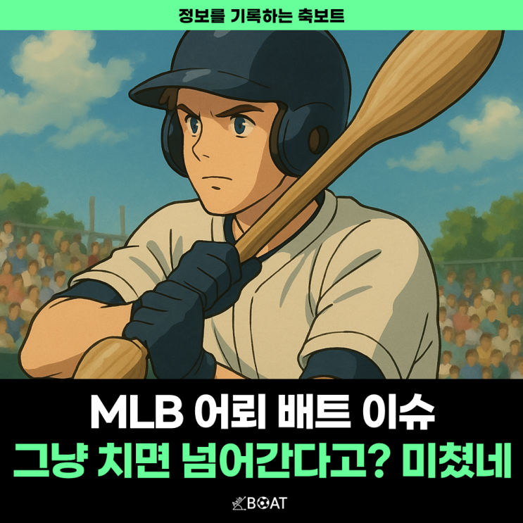  도대체 MLB 어뢰 배트가 뭐길래 그냥 치면 넘어간다고?..."이제 야구도 아이템전이다!"