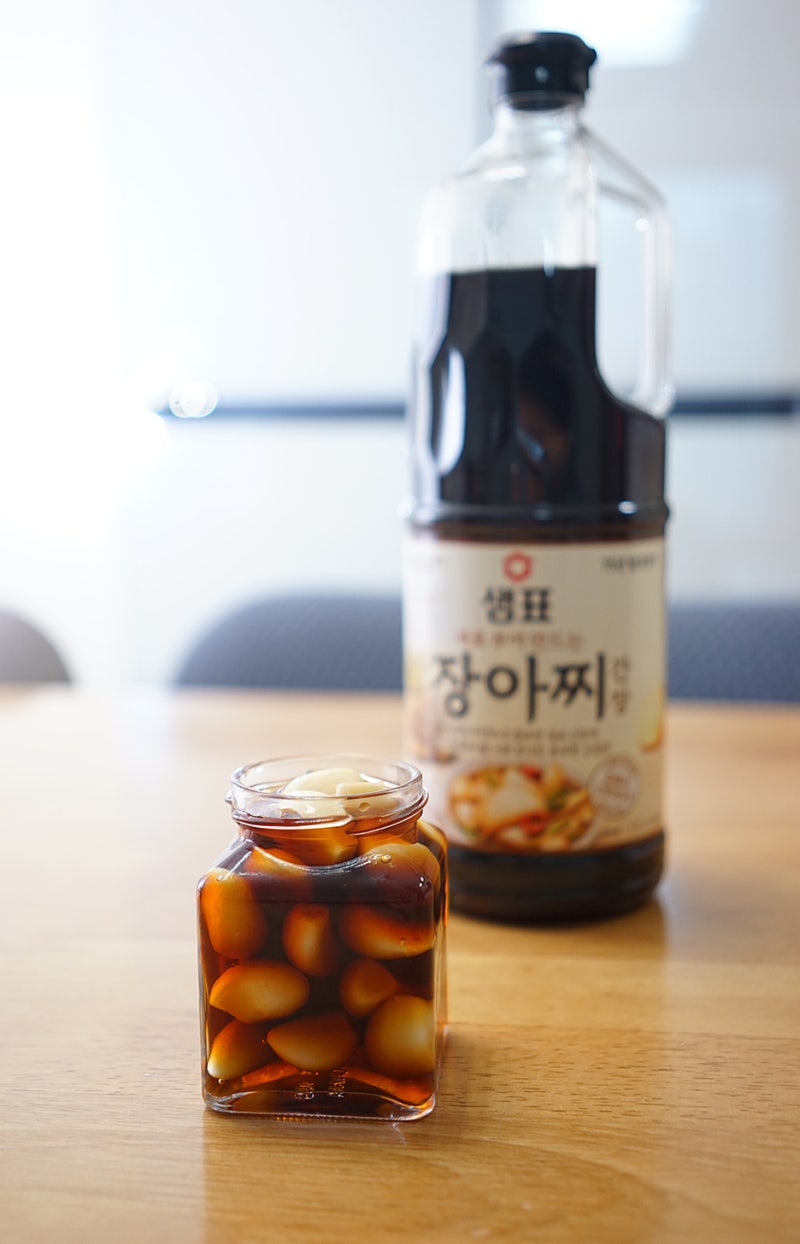 마늘 장아찌 담그는법 간단한 샘표 장아찌간장
