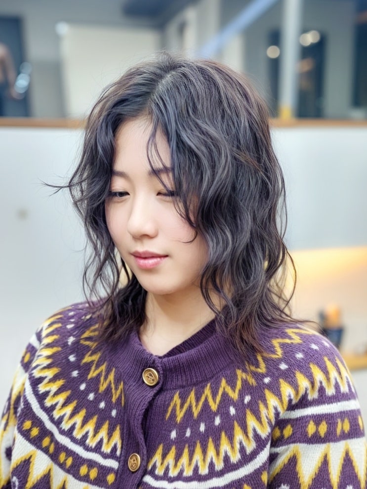  대구 중단발 히피펌 추천! 자취생 여대생의 감성 변신 스토리
