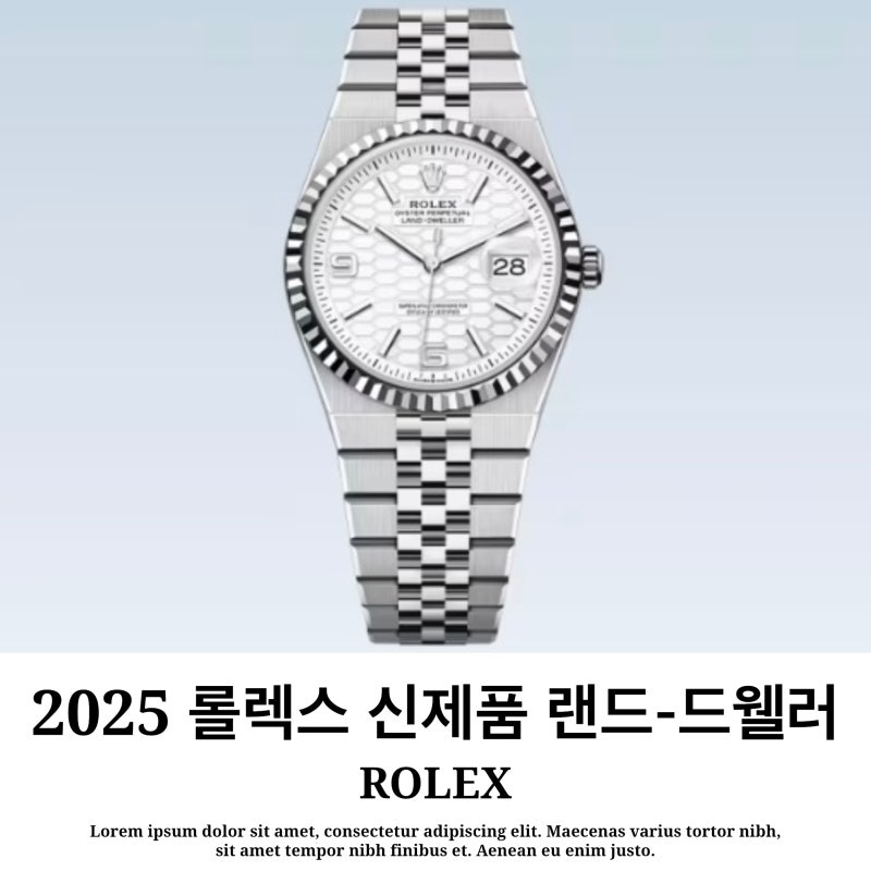 2025 롤렉스 신제품 랜드-드웰러