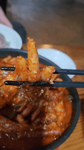  신중동 한신포차 닭발,통닭 세트 존맛탱 내돈내산 후기