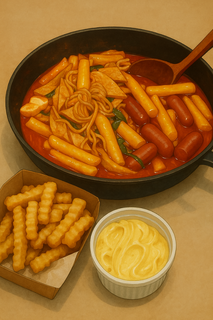  홍대입구 떡볶이 맛집 데이트 추천! 또보겠지 떡볶이집 붕붕허니비점 또떡 비조리 포장 후기