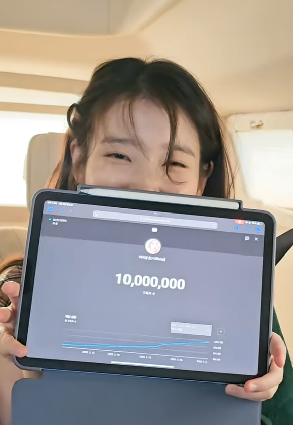  아이유 유튜브 채널 이지금 1000만 구독자 달성 다이아 버튼 정보 총정리