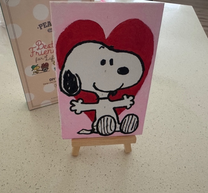  아이러브페인팅 피너츠 DIY 페인팅 세트 사랑해