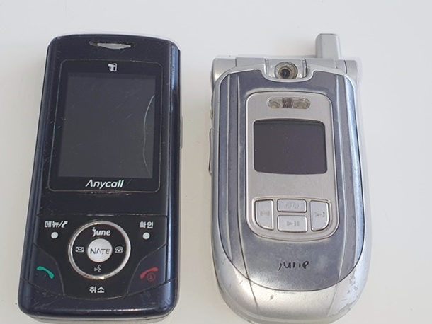  삼성 애니콜 데이터복구 SCH-V410(2003년,세븐폰), V840(2007년,슬림슬라이드폰)