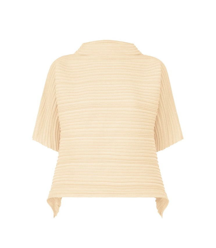  판매완료) 플리츠 플리즈 쉬어 바운스 니트 하이넥탑 PLEATS PLEASE ISSEY MIYAKE SHEER BOUNCE KNIT KK842