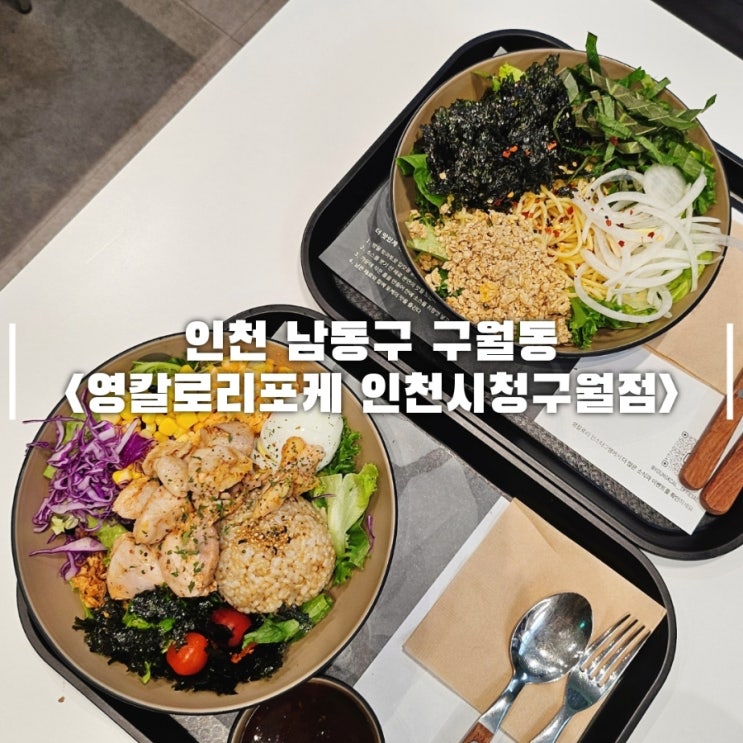  길병원 맛집 구월동 포케 샐러드 전문점 영칼로리포케 인천시청구월점