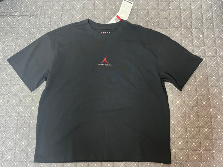 조던 x 나이젤 실베스터 티셔츠 블랙 리뷰(Jordan x Nigel Sylvester T-Shirt Black)-HQ1736-010