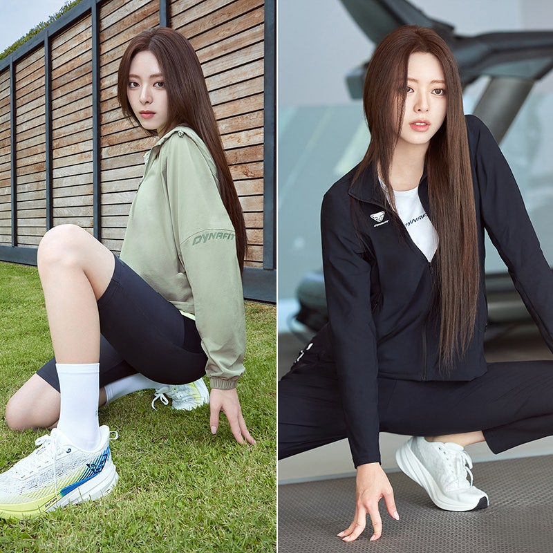있지 유나 뮤즈 발탁 다이나핏 여자 러닝화 추천 스카이 스피드 넘버원 여성 운동화