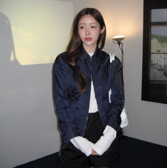  차정원 프라다 뉴 나일론 스트링백 패션