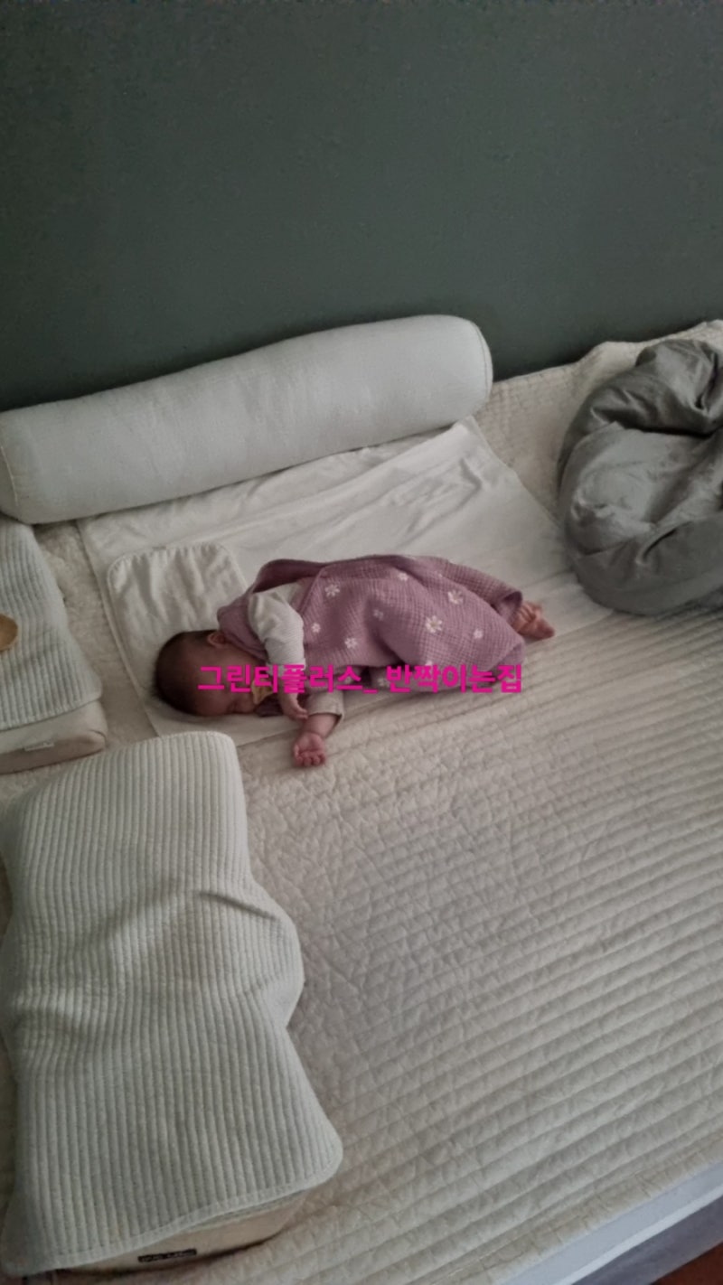 지누스 그린티플러스 토퍼 10cm 퀸사이즈후기 아기토퍼