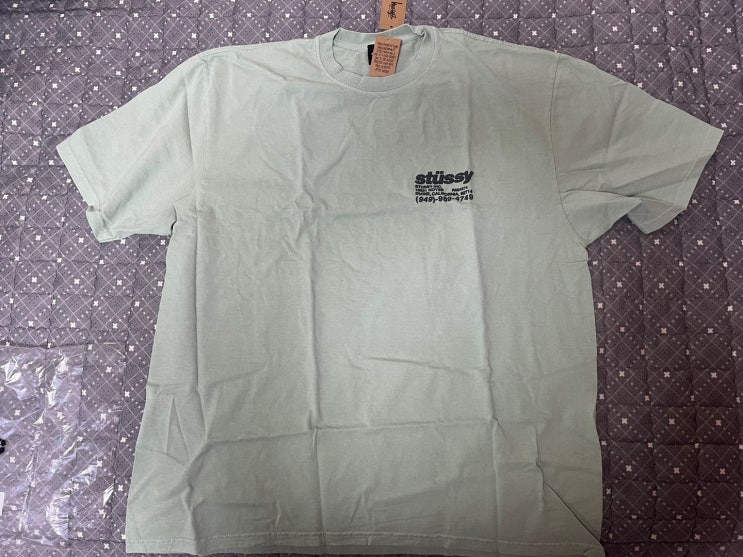스투시 DNA 피그먼트 다이드 티셔츠 그래닛 리뷰(Stussy DNA Pigment Dyed T-Shirt Granite)-1905038