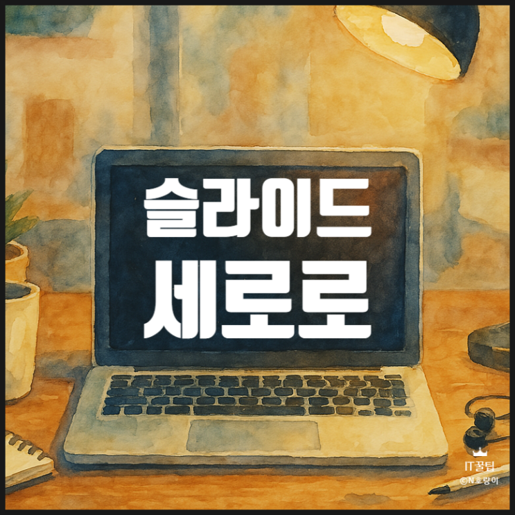 PPT 슬라이드 세로 설정하는 방법 PPT 슬라이드 세로 설정하는 방법