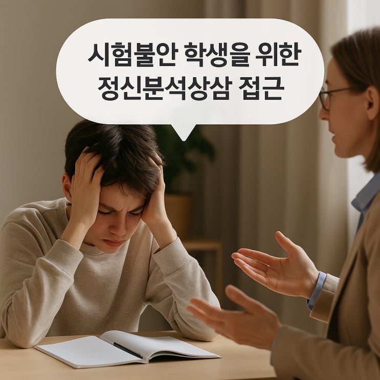  시험불안 학생을 위한 정신분석상담 접근