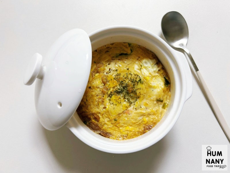컵누들우동계란찜 만들기 전자레인지 컵라면계란찜 만드는법
