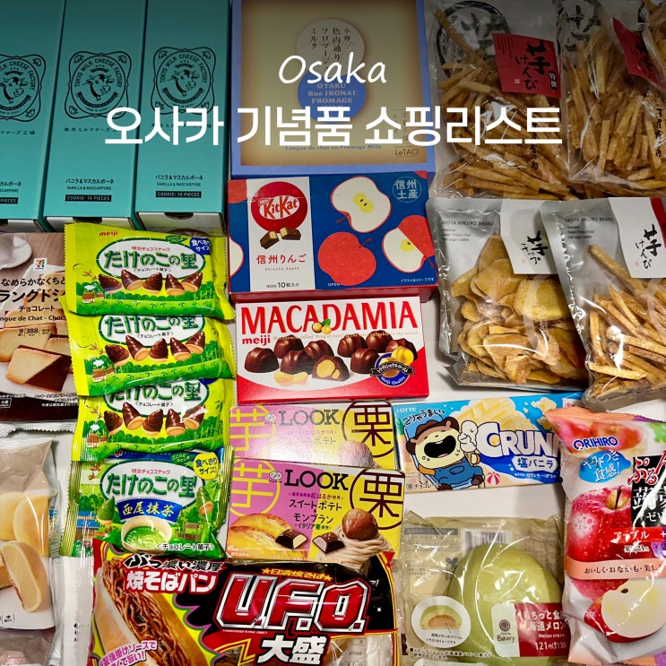  일본 오사카 여행 쇼핑리스트 돈키호테 간사이공항 기념품 추천템