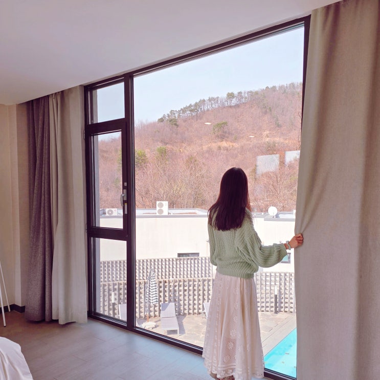 경기도 가평 펜션 리버하임, 개별 바베큐 수영장 가평 단체펜션 독채풀빌라
