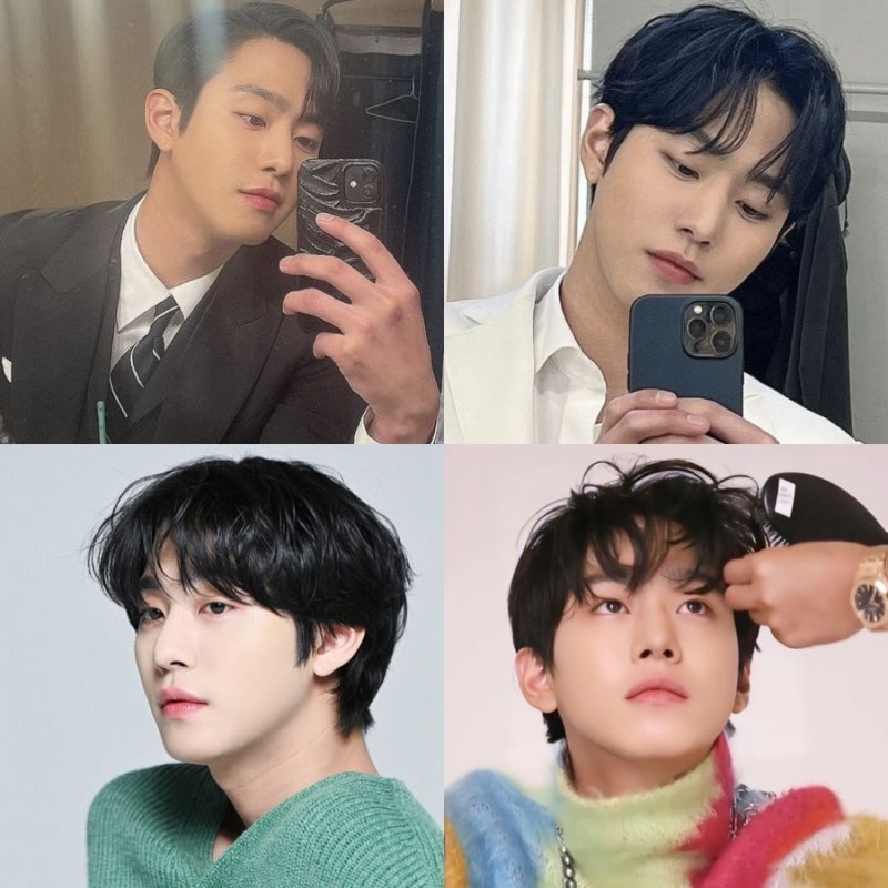 Recommended Men's Hairstyles: Ahn Hyo-seop's Neat Hair, Volume Perm, and Dry Hairstyle