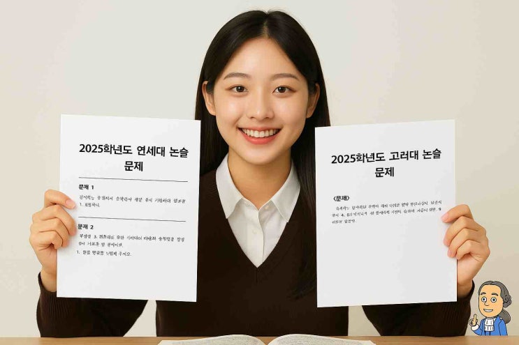  연세대 vs 고려대 논술 실전 예시 답안 비교 (인문계열)