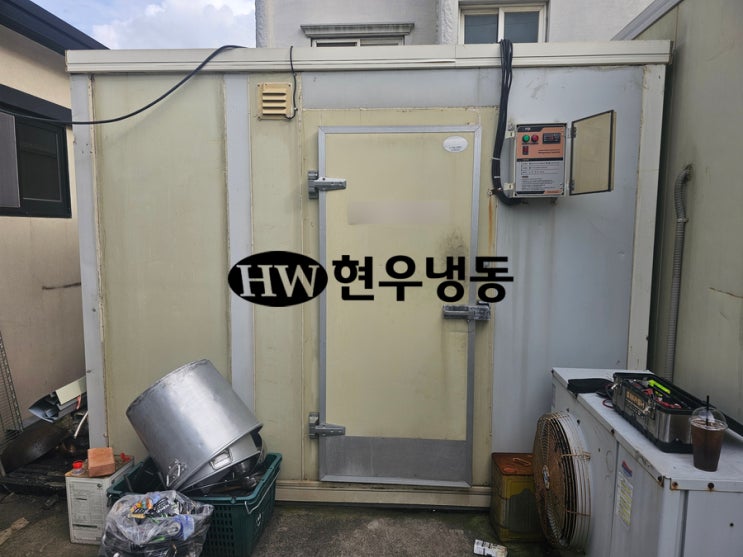 울산저온창고수리 냉동창고 응축기일체형팬모터 교체수리 울산저온창고수리 냉동창고 응축기일체형팬모터 교체수리