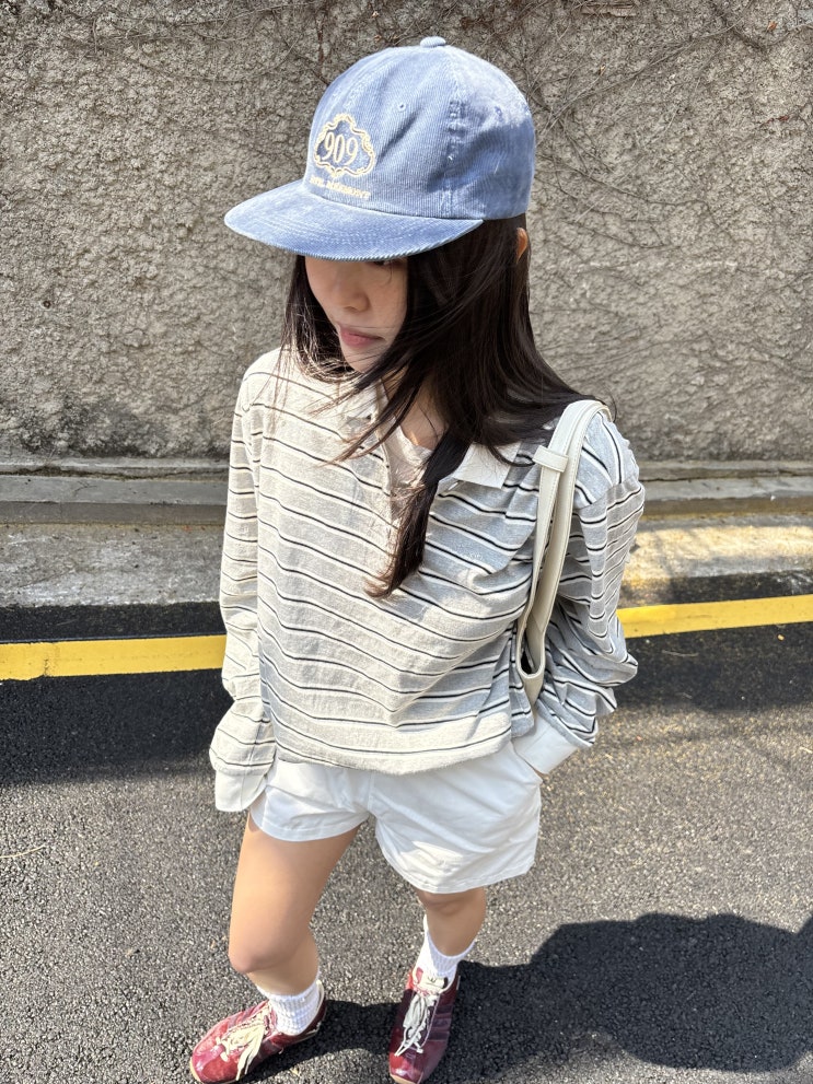  【mermont】 메르몽 코듀로이 일자캡 볼캡 커플 모자 추천