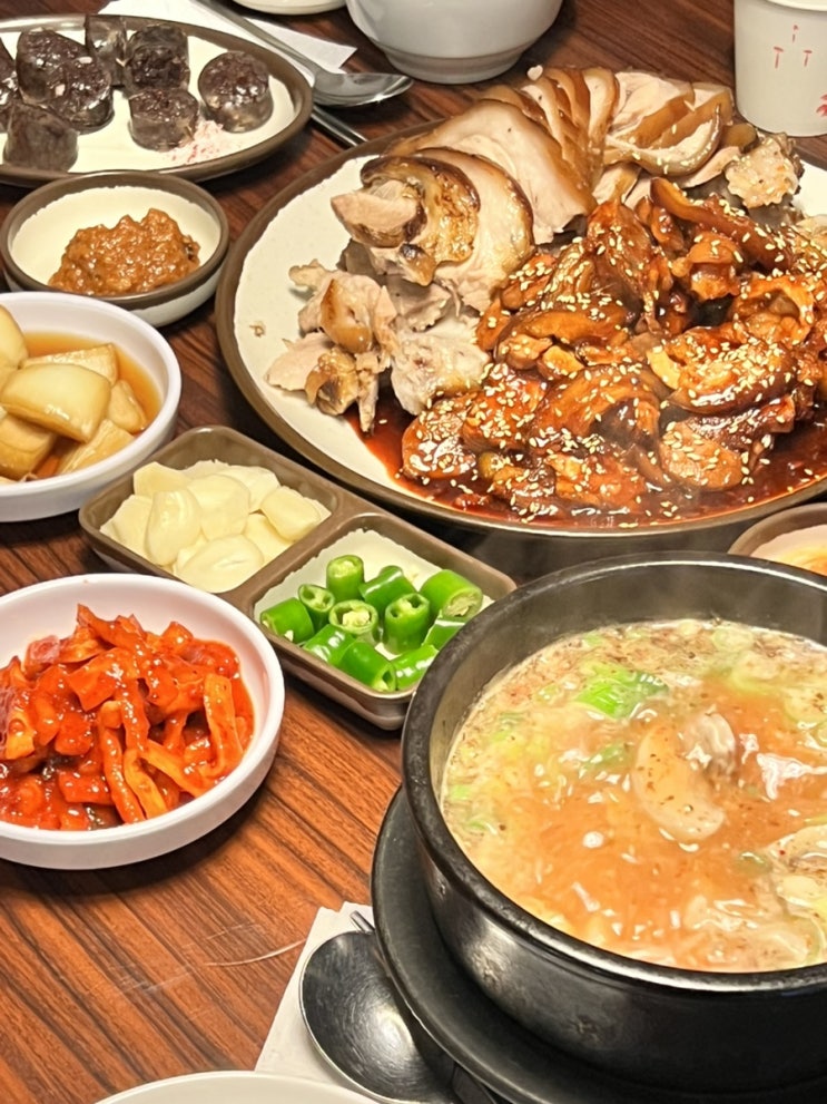 신중동 족발 뚱뚱이할머니 장충동마니족발 웨이팅 맛집