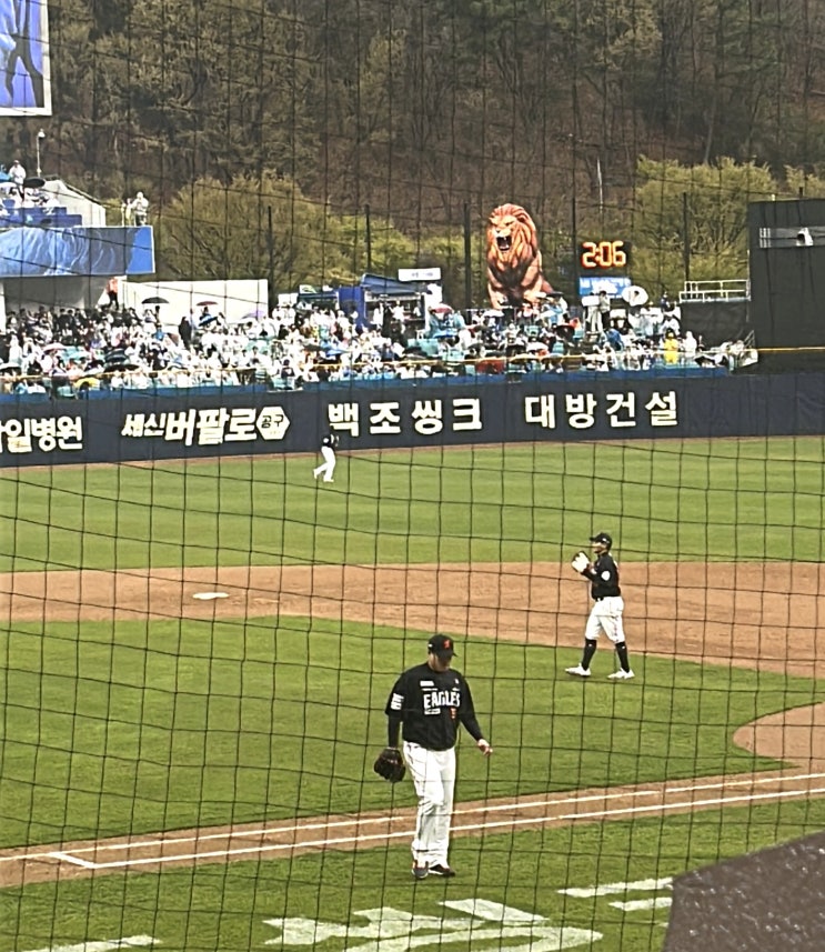  대구 삼성라이온즈파크 한화 vs 삼성 250405 1루 테이블석 1-2
