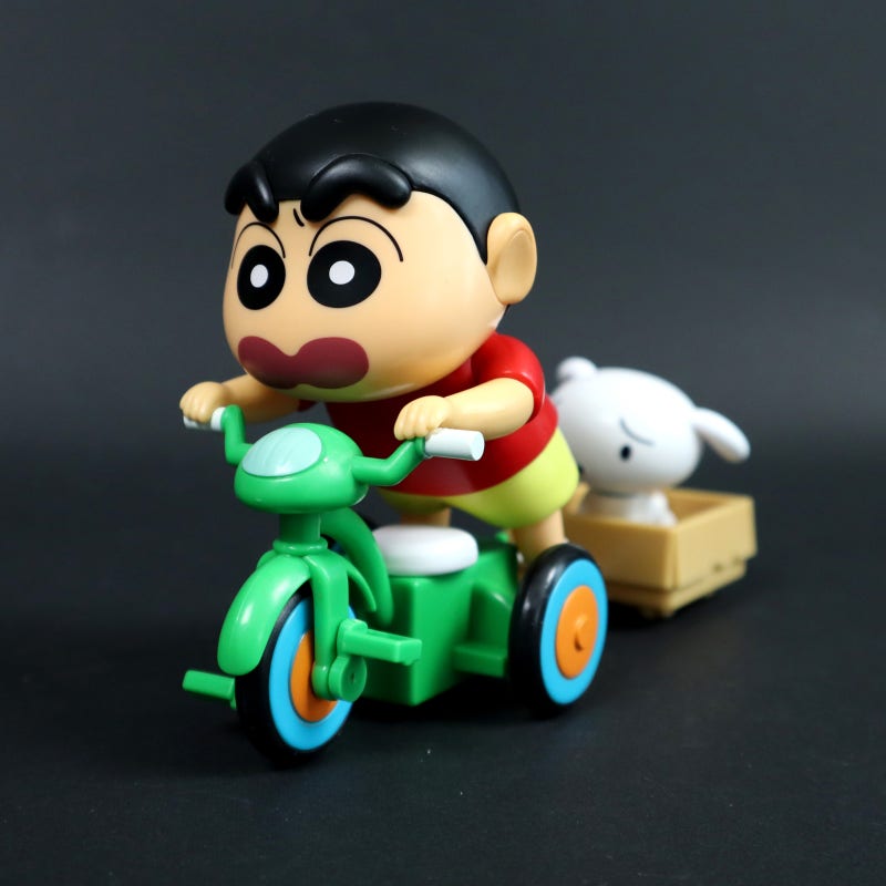 [짱구는 못말려] 흰둥이를 데리고 가는 짱구 태엽 장난감 - 52TOYS