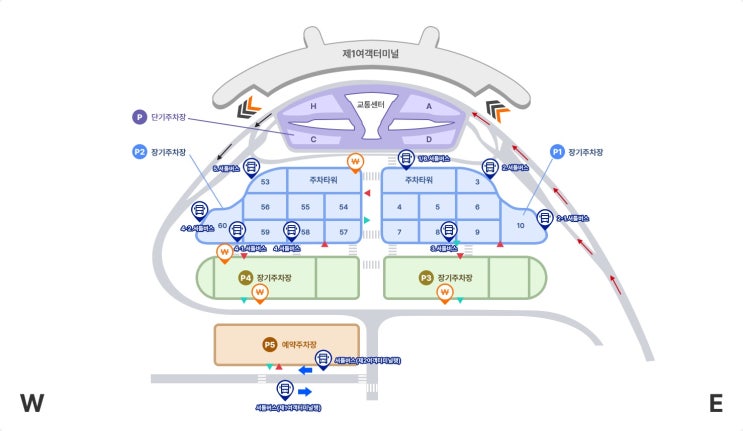  인천공항 주차장 위치, 주차요금 정리 (단기, 장기) 할인까지