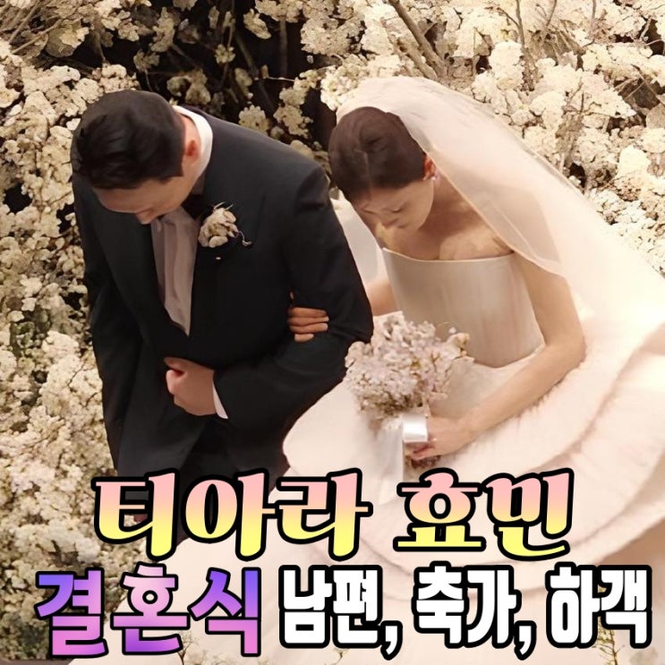 티아라 <b>효민 결혼</b>식 남편 직업 결혼 축가 하객 정리