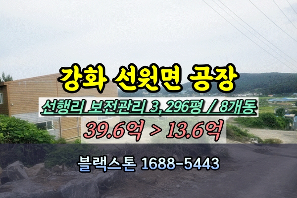  강화군 공장 경매 선원면 3천평 [2024타경2069]