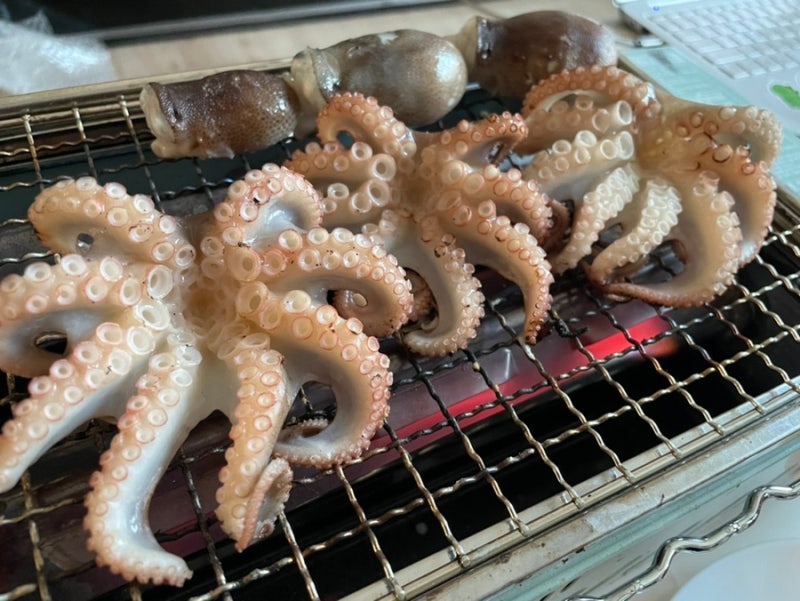 봄 제철 알쭈꾸미를 구워먹다, 쭈꾸미 손질 세척 방법!