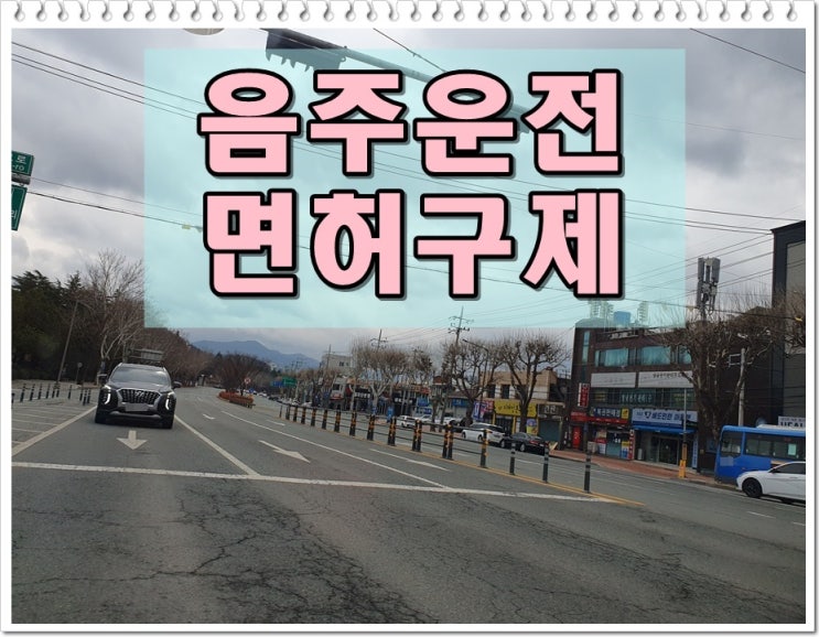  중고차딜러음주운전 영업 판매 사원 생계형 면허취소 구제
