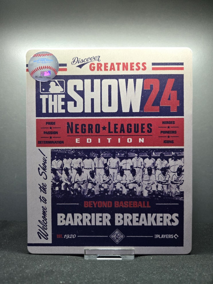  MLB 더 쇼 24 니그로 리그 에디션 스틸북 (MLB the Show 24 Negro-Leagues Edition Steelbook)