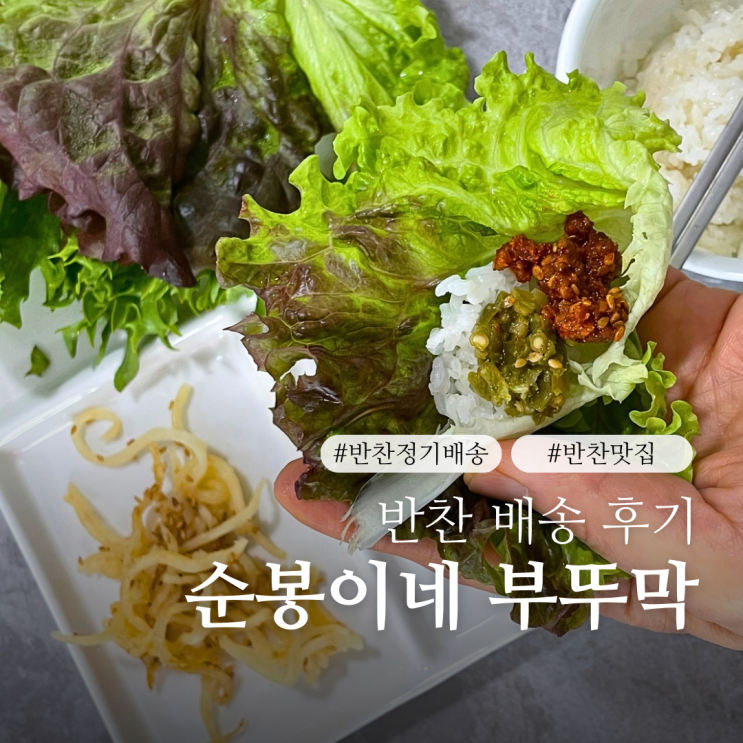  반찬 정기배송 가정식반찬 순봉이네부뚜막 오늘 저녁반찬은 밥도둑 소고기고추장볶음