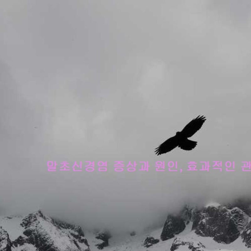 말초신경염 증상과 원인, 효과적인 관리 방법