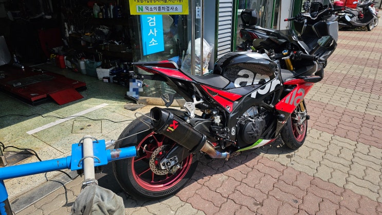  RSV4 RF 2018 - 드디어 환경검사 완료하다 ㅠㅠㅠㅠ
