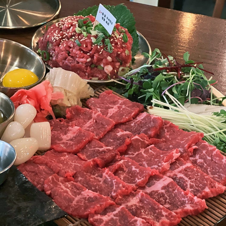  안양 맛집 평촌 학원가 술집 퇴근 후 가기 좋은 귀인육회