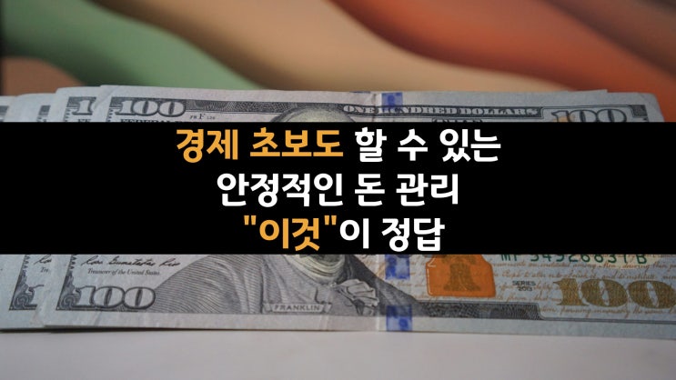  경제 초보도 할 수 있는 안정적인 돈 관리 "이것"이 정답 (13)