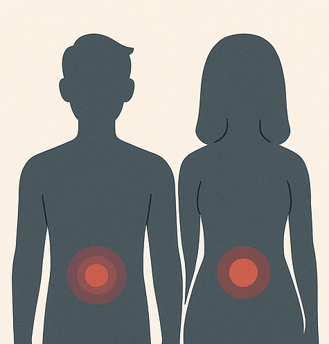 오른쪽 아랫배 통증 원인 및 맹장 증상일까 남자 여자 차이
