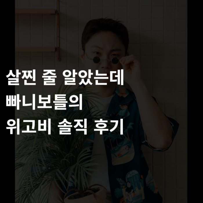  살찐 줄 알았는데… 빠니보틀의 위고비 솔직 후기